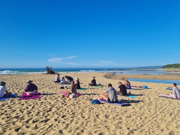 Pop Up Yoga at Skenes Creek Beach Wednesday February 3rd 5:30-6:30pm